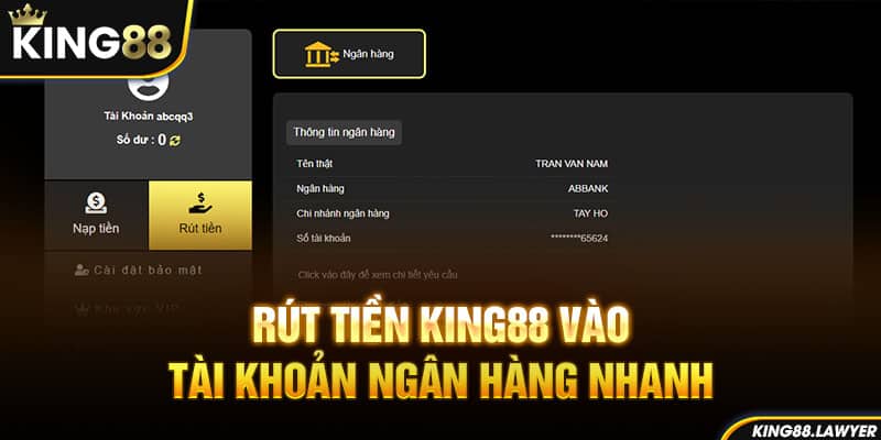 Hướng dẫn cụ thể về cách rút tiền King88 cho người mới